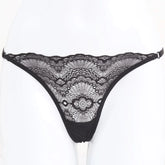 Low Waist Thin Transparent Lace Thong
