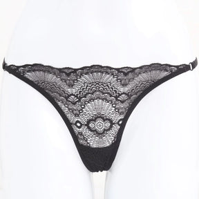 Low Waist Thin Transparent Lace Thong